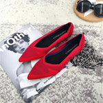 Load image into Gallery viewer, Women&#39;s Flat Shoes - Breathable Knit Pointed Moccasin
