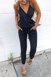 Summer Rompers - Women's Casual Long Pant Romper