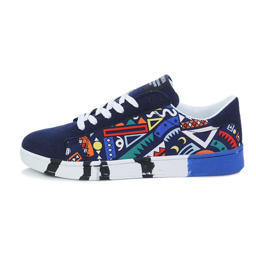 Designers' Vulcanized Colorful Sneakers - Men's Fashion