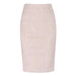 Load image into Gallery viewer, Women&#39;s Suede Midi Slim Fit Skirt
