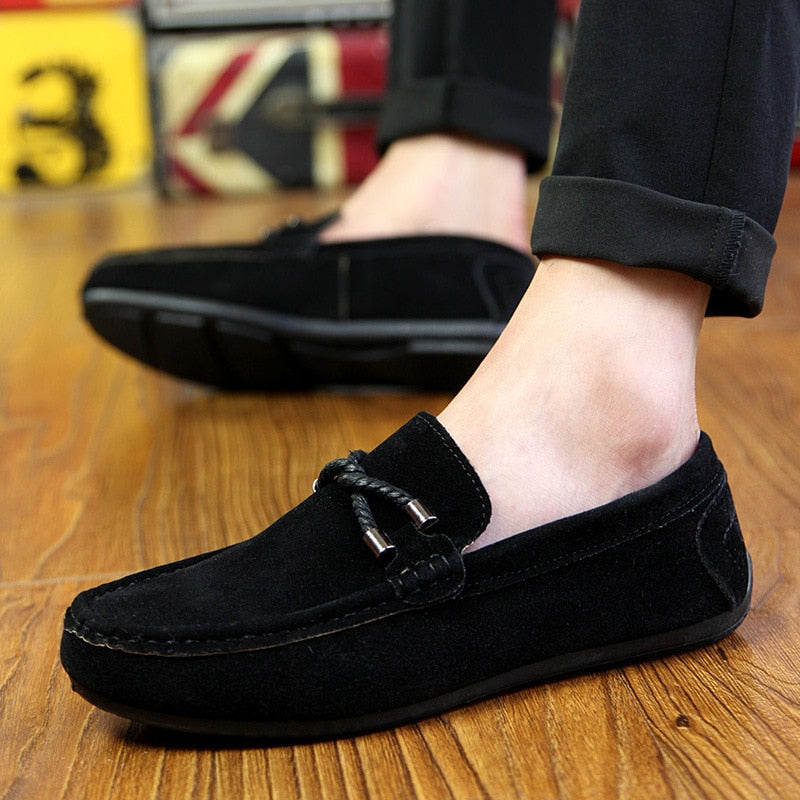 NEW Men's Loafers - Comfortable Flat Casual Shoes w/ Soft Leather