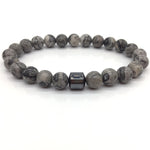 Load image into Gallery viewer, Men Cylinder Hematite Bracelets - Classic Natural Stone Beads Bracelets
