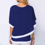 Load image into Gallery viewer, Women&#39;s Double Layer Chiffon Blouse
