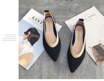 Load image into Gallery viewer, Knitted Mixed Color Women Flats - Moccasins
