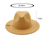 Load image into Gallery viewer, New Felt Hat - Men&#39;s Wide Brim Fedoras
