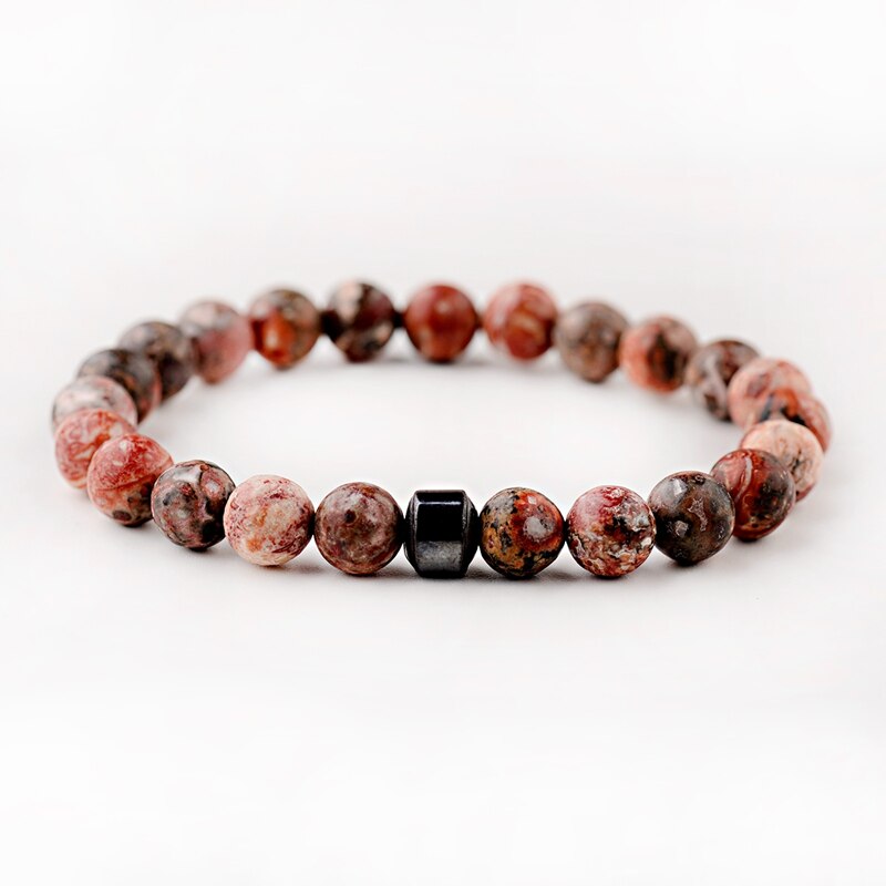 Men Cylinder Hematite Bracelets - Classic Natural Stone Beads Bracelets