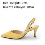 Load image into Gallery viewer, Pointed Toe Ankle Strap Heels
