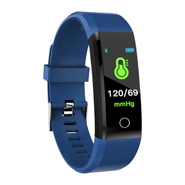 Sleek Unisex Fitband Smart Watch Compatible with IOS & Android