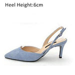 Load image into Gallery viewer, Pointed Toe Ankle Strap Heels
