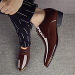 Load image into Gallery viewer, New Men&#39;s High Quality Patent Leather Shoes
