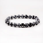 Load image into Gallery viewer, Men Cylinder Hematite Bracelets - Classic Natural Stone Beads Bracelets
