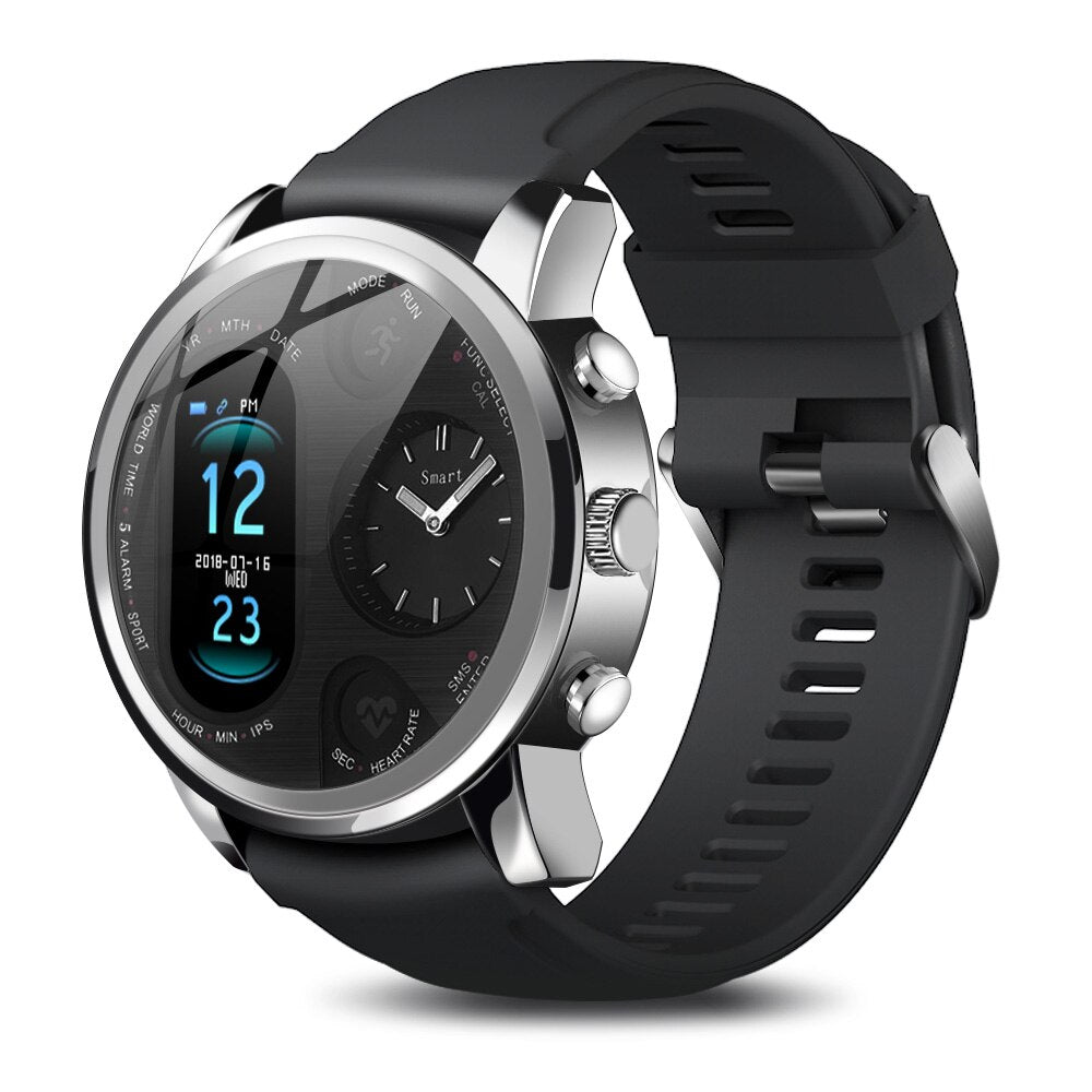 Dual Display Smart Watch Men IP68 Waterproof for Android and iOS