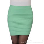 Load image into Gallery viewer, Women&#39;s Sexy Pleated Short Skirt with Elastic Waistband
