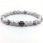 Load image into Gallery viewer, Men Cylinder Hematite Bracelets - Classic Natural Stone Beads Bracelets
