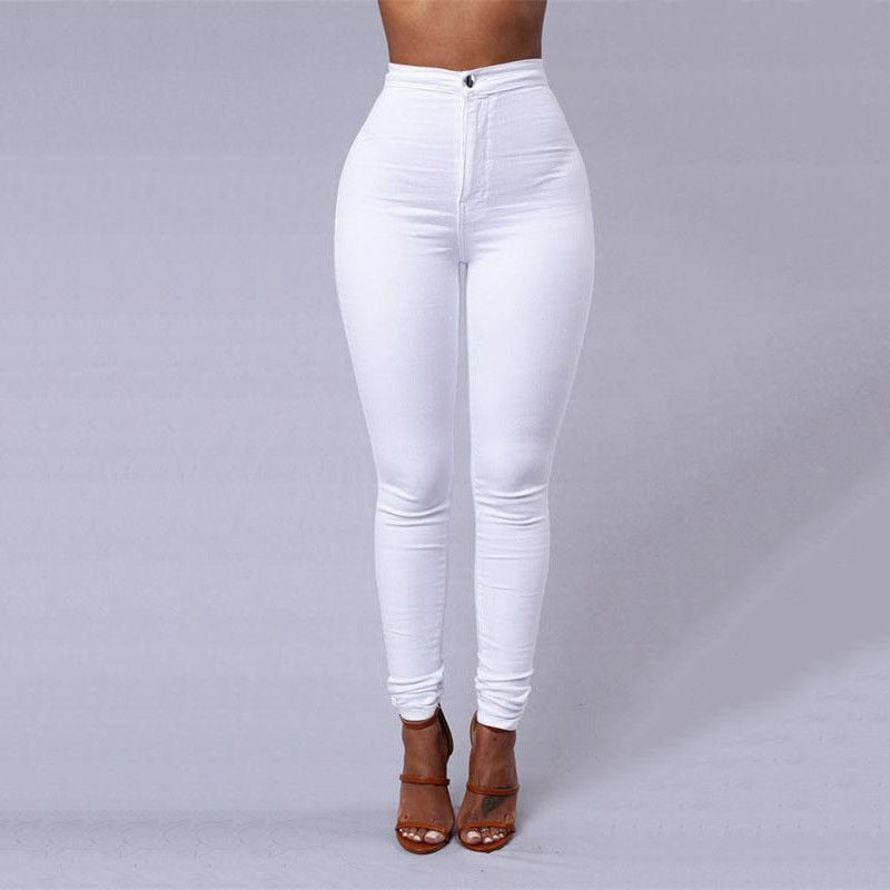 Elegant Women's Pants - Slim Fit and High Waist