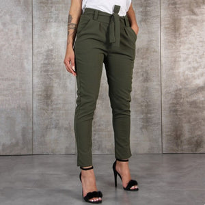 Casual Slim Fit Chiffon Pants For Women