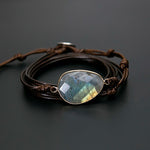 Load image into Gallery viewer, Unique Boho Labradorite Bracelet Natural Stones
