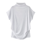 Load image into Gallery viewer, Women&#39;s Casual Turtleneck Short Sleeve Shirt
