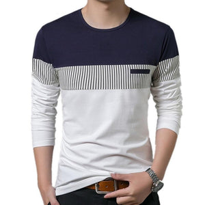 Classy Long Sleeve Men's O-Neck T-Shirt