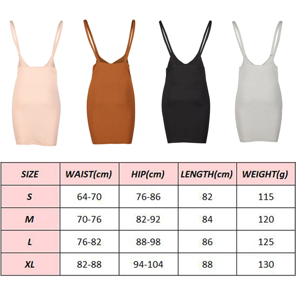 Bodycon Shoulder Straps Skirt - Women's Suspender Skirt