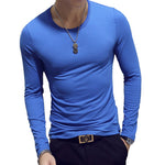 Load image into Gallery viewer, Long Sleeve Men&#39;s Casual T-shirts
