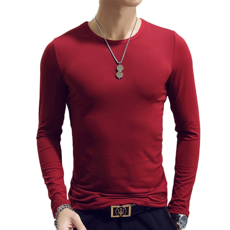 Long Sleeve Men's Casual T-shirts