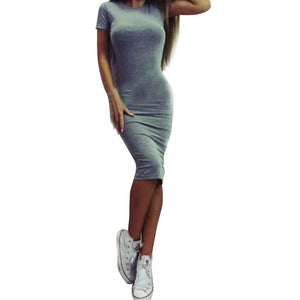 Bodycon Tunic Summer Dress - Women's Pencil Dress