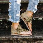 Load image into Gallery viewer, Women&#39;s Leopard Pattern Anti-slip Sandals
