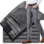 Load image into Gallery viewer, Men&#39;s Stretch Regular Fit Business Casual Jeans
