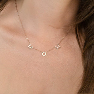 "VOTE" Women Necklace - Customized Letters/Name Necklace