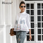 Load image into Gallery viewer, Classy Embroidery Shirt/Blouse for Women
