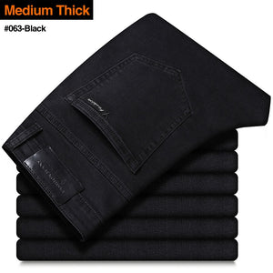 Men's Stretch Regular Fit Business Casual Jeans