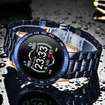 Load image into Gallery viewer, Steel Band Smart Watch for Men - Multifunction Mode
