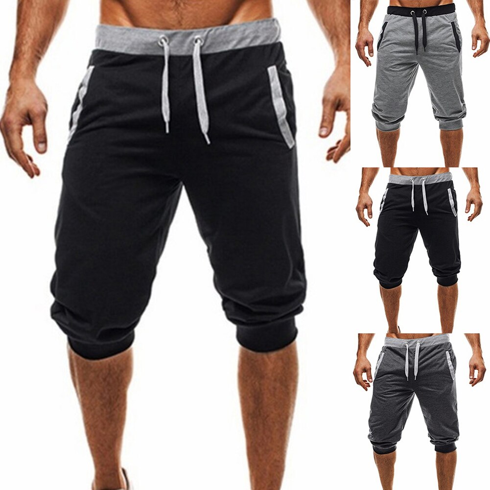 Casual Knee-Length Gym Fitness Joggers for Men