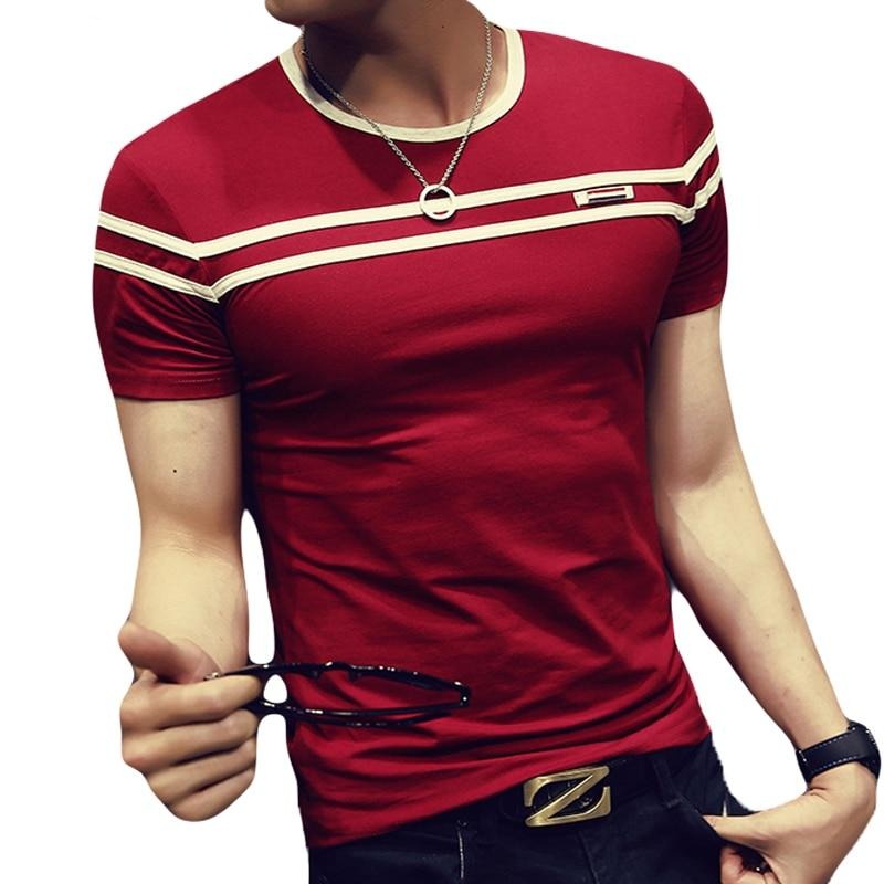 Casual Short Sleeve T-shirt - Men's Slim Fit Tees