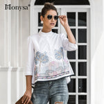 Load image into Gallery viewer, Classy Embroidery Shirt/Blouse for Women
