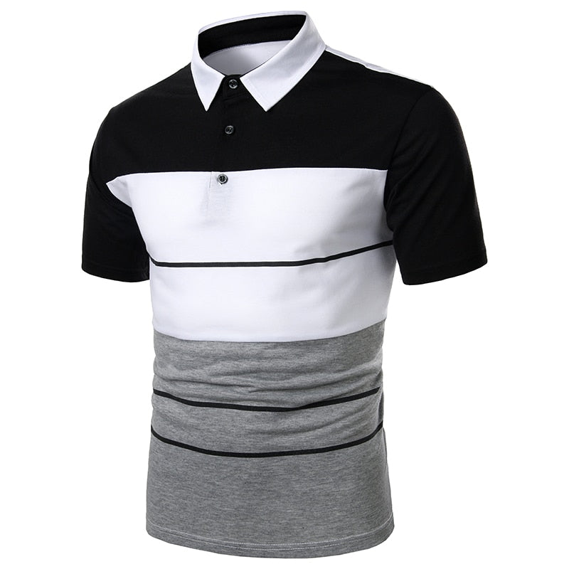 Aesthetic Men's Classic Polo Shirt - Multi-Color Polo T-Shirt
