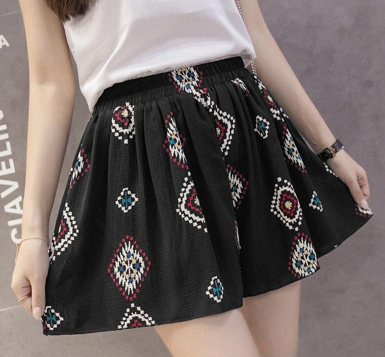 Women's Loose Chiffon Shorts