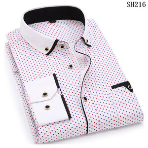 Men's Long Sleeve Slim Fit Shirt