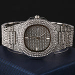 Load image into Gallery viewer, Luxury Gold Silver Color Watch, Bracelet &amp; Necklace Combo for Men
