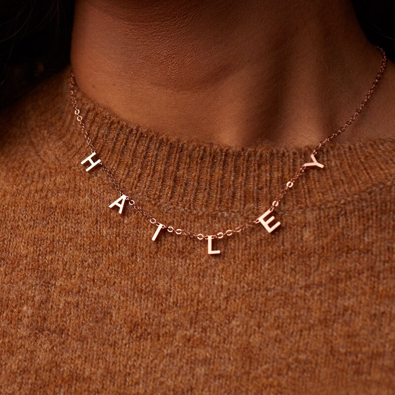 "VOTE" Women Necklace - Customized Letters/Name Necklace