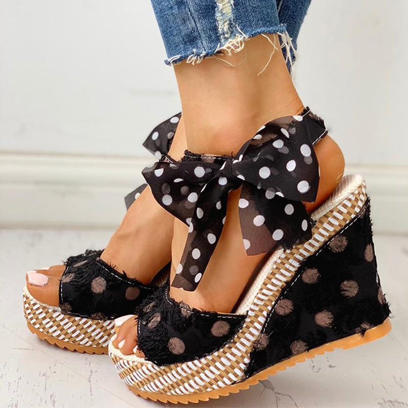 Ankle Strap Women's Platform Wedge