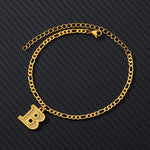 Load image into Gallery viewer, Gold Plated Initial Letter (A-Z) Anklets For Women
