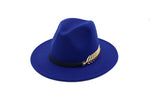 Load image into Gallery viewer, Royal Fedora - Men&#39;s Flat Brim Hat
