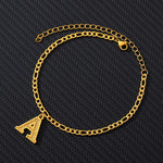 Load image into Gallery viewer, Gold Plated Initial Letter (A-Z) Anklets For Women
