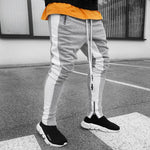 Load image into Gallery viewer, Men&#39;s Casual Joggers with Ankle Zipper
