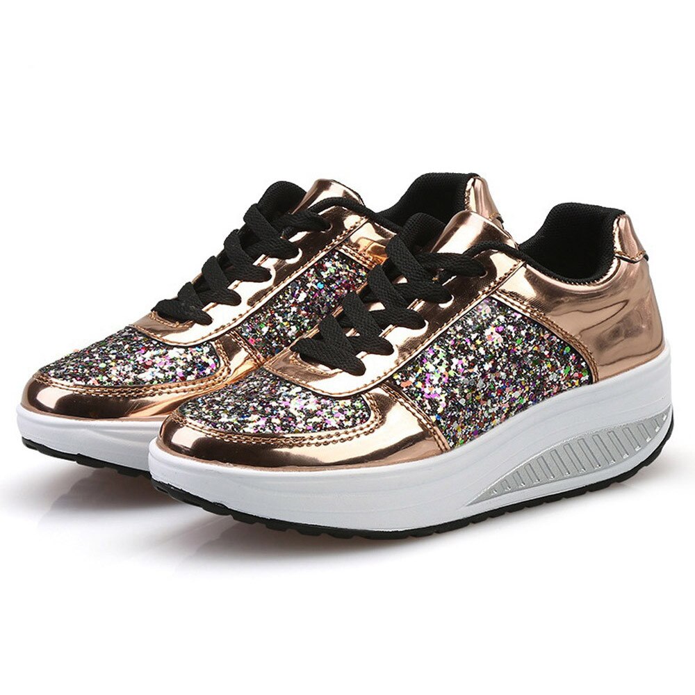 Classy Lady's Sequins Shake Sneakers/Trainers