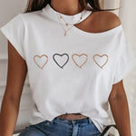 Load image into Gallery viewer, Sexy Off Shoulders Short-Sleeved T-shirt
