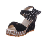 Load image into Gallery viewer, Ankle Strap Women&#39;s Platform Wedge
