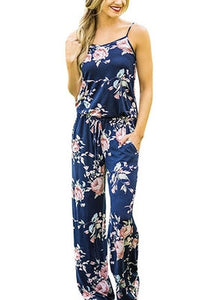 Summer Rompers - Women's Casual Long Pant Romper